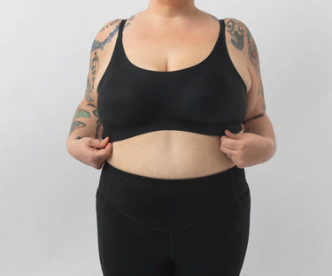Black Soft Wireless Bra - Soft Essentials